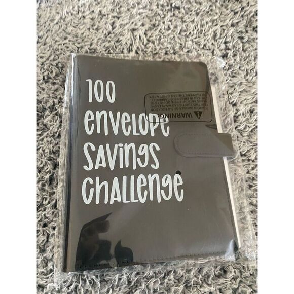 100 Envelope Savings Challenge Binder Budget Planner Money Saving Book - Picture 5 of 7